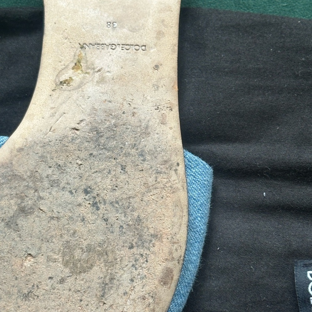 Dolce & Gabbana Denim Blue Footwear - Picture 3 of 4